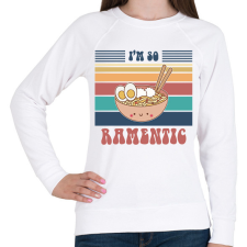 PRINTFASHION Ramentic - Női pulóver - Fehér női pulóver, kardigán