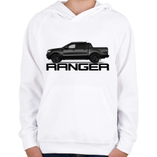 PRINTFASHION Ranger - Gyerek kapucnis pulóver - Fehér gyerek pulóver, kardigán