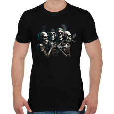 PRINTFASHION Rapper skulls - Férfi póló - Fekete