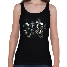 PRINTFASHION Rapper skulls - Női atléta - Fekete női trikó