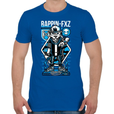 PRINTFASHION Rappin - Férfi póló - Királykék férfi póló