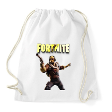 PRINTFASHION Raptor Fortnite - Sportzsák, Tornazsák - Fehér tornazsák