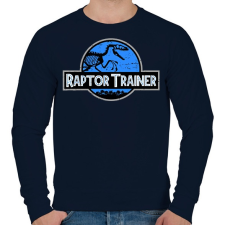 PRINTFASHION Raptor Trainer - Férfi pulóver - Sötétkék férfi pulóver, kardigán