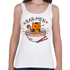 PRINTFASHION Rar-men - Női atléta - Fehér női trikó