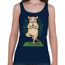 PRINTFASHION Rat yoga - Női atléta - Sötétkék