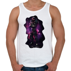PRINTFASHION Raven - Fortnite - Férfi atléta - Fehér