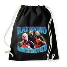 PRINTFASHION Raymond van Barneveld - darts - Sportzsák, Tornazsák - Fekete tornazsák