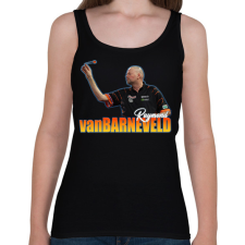 PRINTFASHION Raymond van Barneveld - Női atléta - Fekete női trikó
