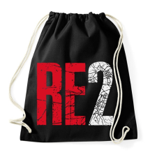 PRINTFASHION RE 2 - Sportzsák, Tornazsák - Fekete tornazsák