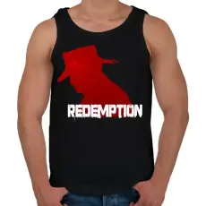 PRINTFASHION Read Dead Redemption - Férfi atléta - Fekete