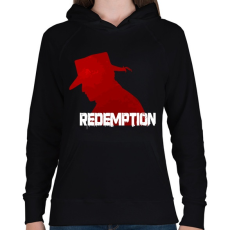 PRINTFASHION Read Dead Redemption - Női kapucnis pulóver - Fekete