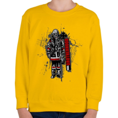 PRINTFASHION Real Brotherhood - Gyerek pulóver - Sárga