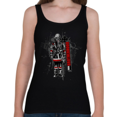 PRINTFASHION Real Brotherhood - Női atléta - Fekete