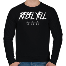 PRINTFASHION REBEL YELL 3 - Férfi pulóver - Fekete férfi pulóver, kardigán