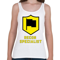 PRINTFASHION Recon Specialist - Női atléta - Fehér