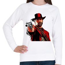 PRINTFASHION red dead redemption 2 - Női pulóver - Fehér női pulóver, kardigán