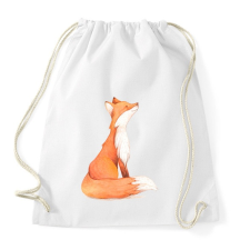PRINTFASHION Red Fox - Sportzsák, Tornazsák - Fehér tornazsák