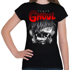 PRINTFASHION Red Ghoul - Női póló - Fekete