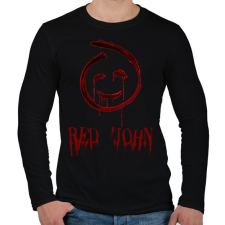 PRINTFASHION red john - Férfi hosszú ujjú póló - Fekete férfi póló