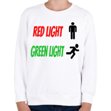 PRINTFASHION Red light - Green light - Gyerek pulóver - Fehér gyerek pulóver, kardigán