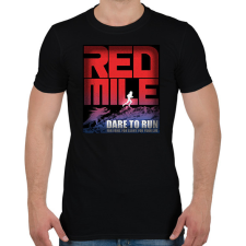 PRINTFASHION Red Mile - Férfi póló - Fekete férfi póló