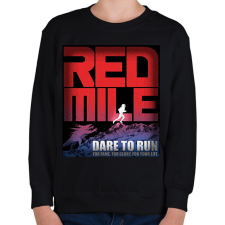 PRINTFASHION Red Mile - Gyerek pulóver - Fekete gyerek pulóver, kardigán