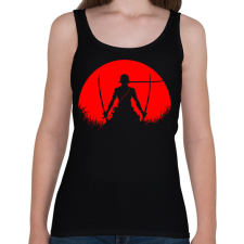 PRINTFASHION Red Moon Zoro - Női atléta - Fekete női trikó