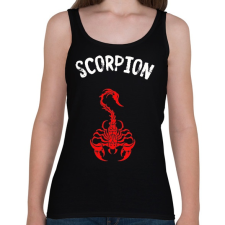 PRINTFASHION red scorpion - Női atléta - Fekete női trikó