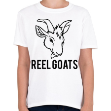 PRINTFASHION Reel Goats - Gyerek póló - Fehér gyerek póló