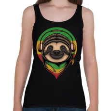 PRINTFASHION Reggae lajhár - Női atléta - Fekete