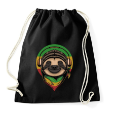 PRINTFASHION Reggae lajhár - Sportzsák, Tornazsák - Fekete tornazsák