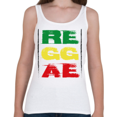 PRINTFASHION Reggae music - Női atléta - Fehér