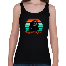 PRINTFASHION Reggae Original - Női atléta - Fekete női trikó