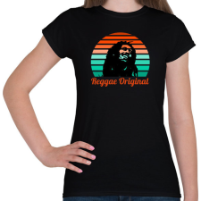 PRINTFASHION Reggae Original - Női póló - Fekete női póló