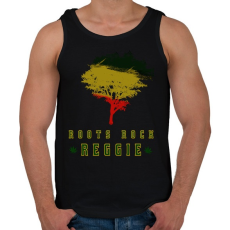 PRINTFASHION reggie2 - Férfi atléta - Fekete