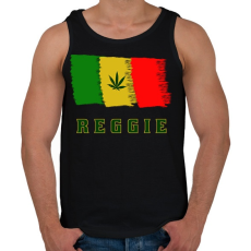 PRINTFASHION reggie - Férfi atléta - Fekete