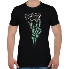 PRINTFASHION Relax - Férfi póló - Fekete