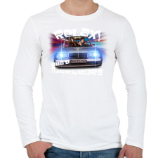 PRINTFASHION relax_mercedes02 - Férfi hosszú ujjú póló - Fehér férfi póló