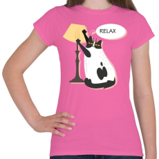 PRINTFASHION RELAX - Női póló - Rózsaszín