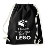 PRINTFASHION remélem rálépsz egy Legora - Sportzsák, Tornazsák - Fekete