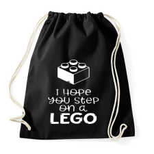 PRINTFASHION remélem rálépsz egy Legora - Sportzsák, Tornazsák - Fekete tornazsák