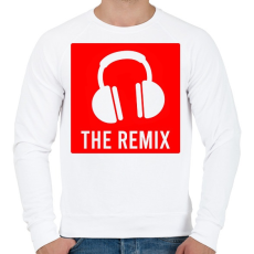 PRINTFASHION Remix - Férfi pulóver - Fehér