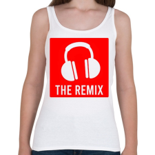 PRINTFASHION Remix - Női atléta - Fehér női trikó