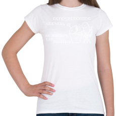 PRINTFASHION RENDSZERGAZDA - Női póló - Fehér
