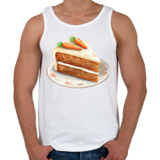 PRINTFASHION Répatorta - Férfi atléta - Fehér