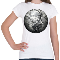 PRINTFASHION Repedt hold - Női póló - Fehér