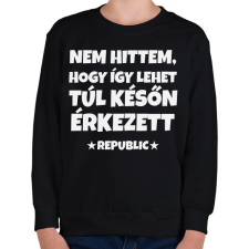 PRINTFASHION REPUBLIC - Gyerek pulóver - Fekete gyerek pulóver, kardigán