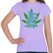 PRINTFASHION Repülni tudsz, ha elszívod.  - Női póló - Viola női póló