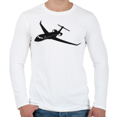 PRINTFASHION Repülő - Férfi hosszú ujjú póló - Fehér