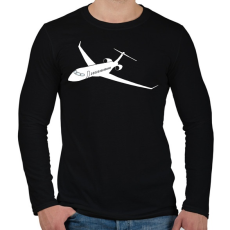 PRINTFASHION Repülő - Férfi hosszú ujjú póló - Fekete